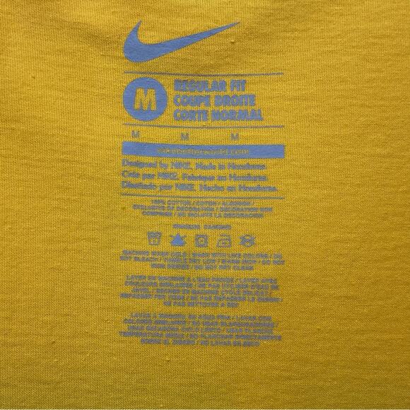 Nike NFL Pittsburgh Steelers T-Shirt Men's Size M Gold Football Game Tailgating - Picture 2 of 4